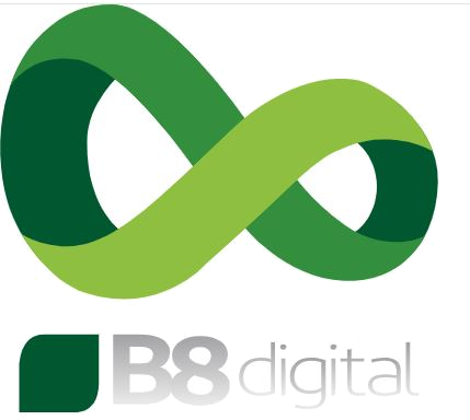 Logo da B8 digital